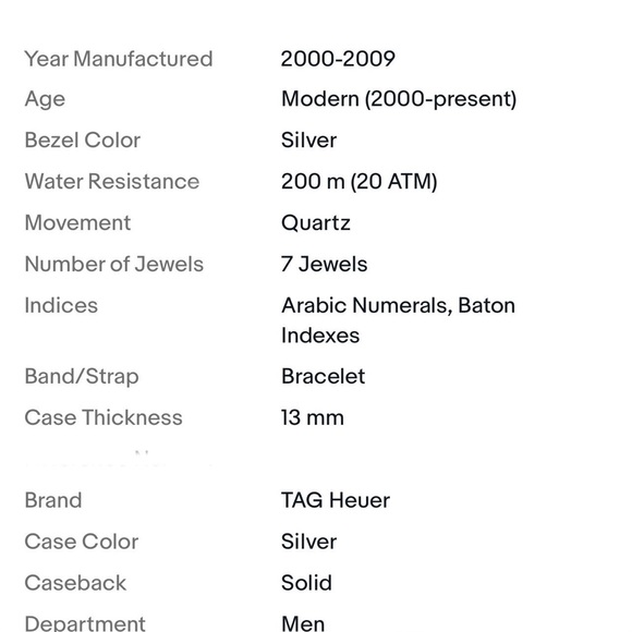 Tag Heuer Professional Mens Watch - Picture 5 of 8